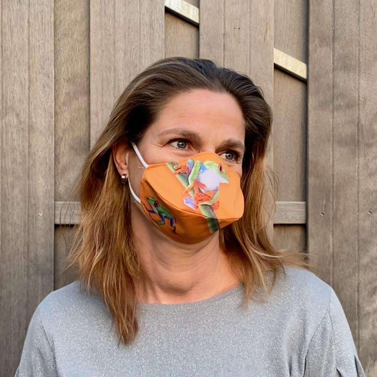 Maskwise duurzaam herbruikbaar mondkapje met exclusieve print